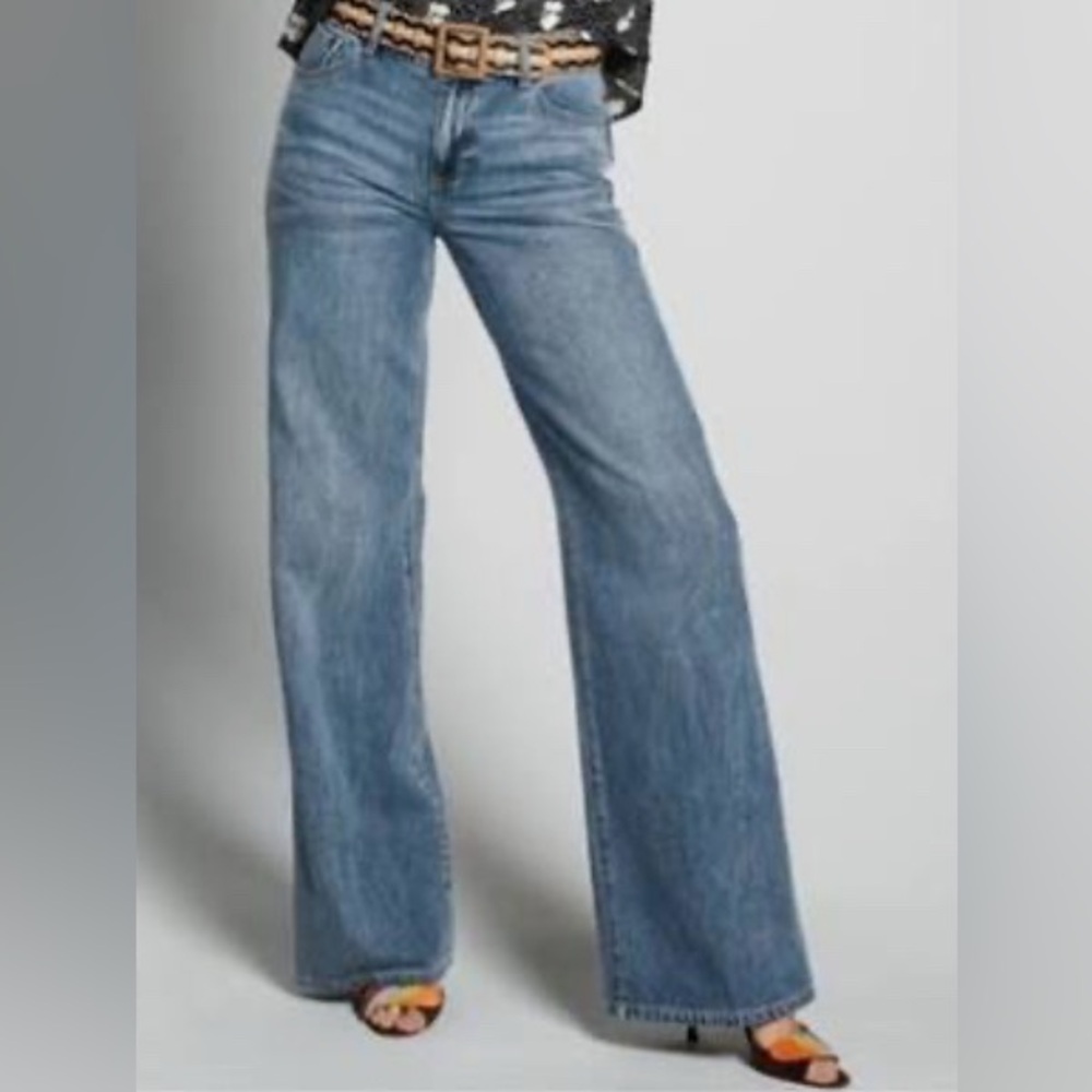 CAbi Ashbury high waisted wide leg jeans size women’s 16